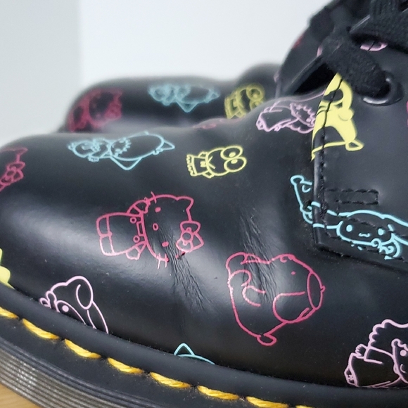Dr. Martens x Hello Kitty Low Top Loafers 1461 HK+F Women's Size 10 - Picture 6 of 13